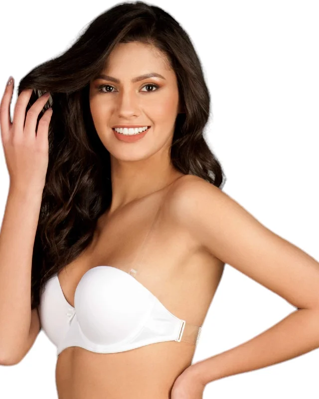 seamless bras for invisible under clothesStrapless Push Up Bra with Transparent Back