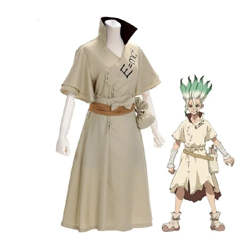 women petite cosplay costumes proper - fitAnime Dr. Stone Senku Ishigami Cosplay Costume Senku Adult White Male Full Set Halloween Christmas Carnival Party Costumes C08569