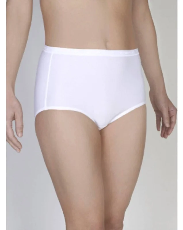 seamless women briefs for a no - show look under leggingsGive-N-Go Full Cut Brief In White