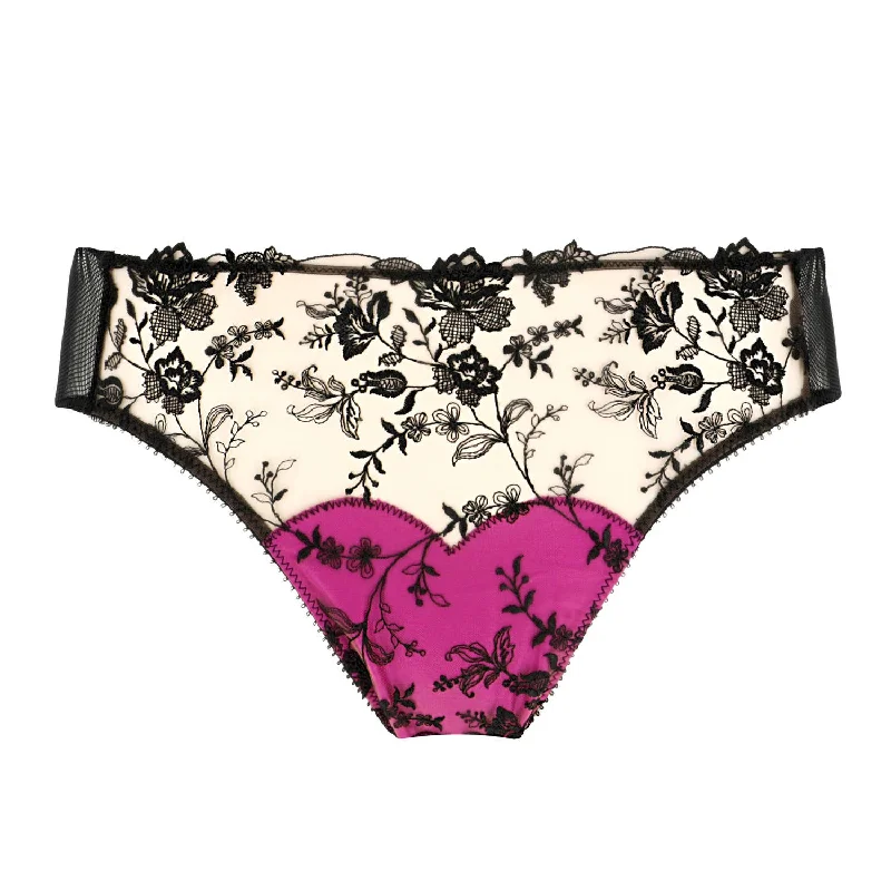 push - up women briefs for enhancing hip curvesNEW! Victresse Black & Fuschia Brief by Dita Von Teese