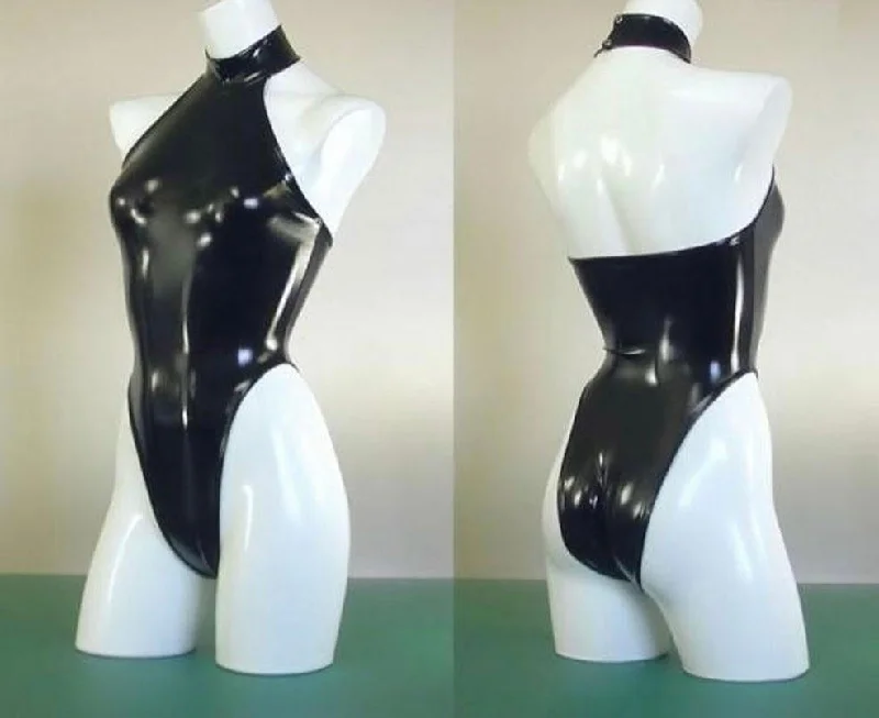 Button - Front Bodysuits with a Classic and Timeless AppealHigh Sit Latex Bodysuit