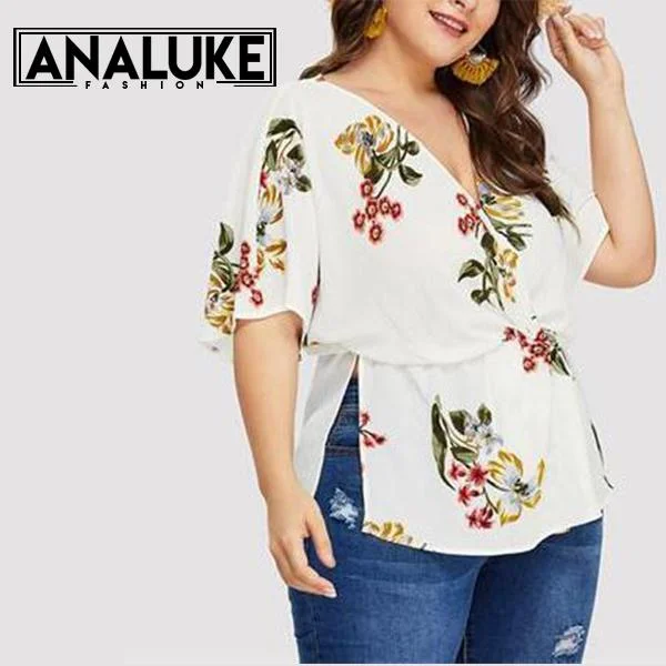 women sexy dresses for salsa nightsHot Flower Printed Blouse