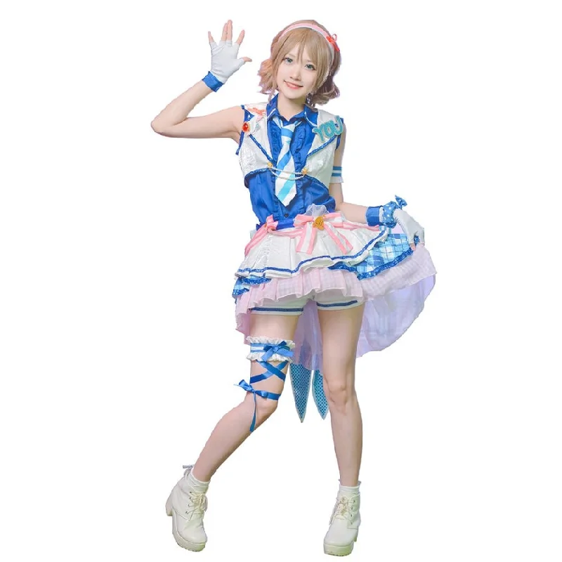 women cosplay costumes for couplesLoveLive!Sunshine!! Aqours Watanabe You Cosplay Costume mp005196