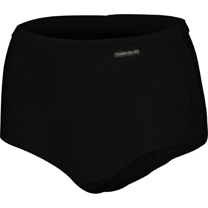 high - waisted women briefs for postpartum supportWomen's Give-N-Go Full Cut Brief Panty In Black