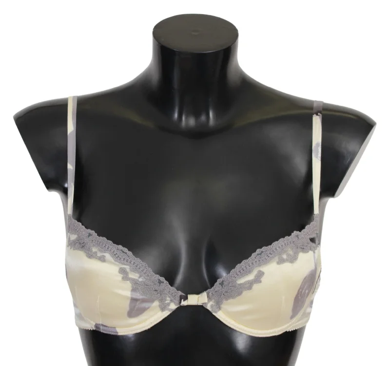 lace balconette bras for a luxurious feelErmanno Scervino  Lace Push Up Bra Silk Women's Underwear