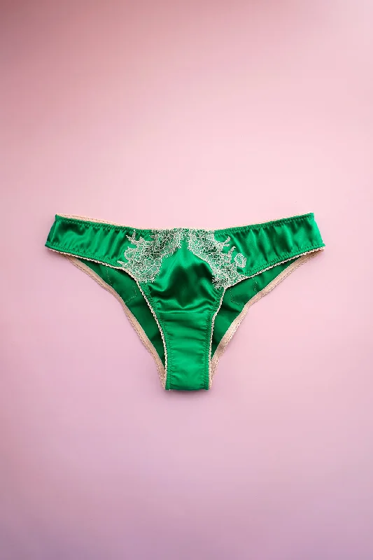 moisture wicking panties for women during workoutsOphelia Emerald Green Panty