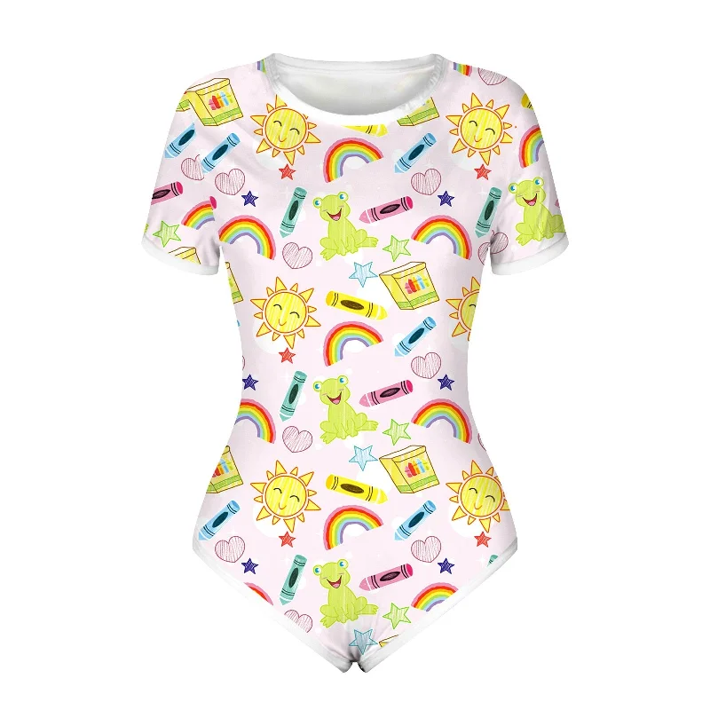 Maternity Bodysuits for Expecting Mothers' ComfortRainbow Babyspace Onesie