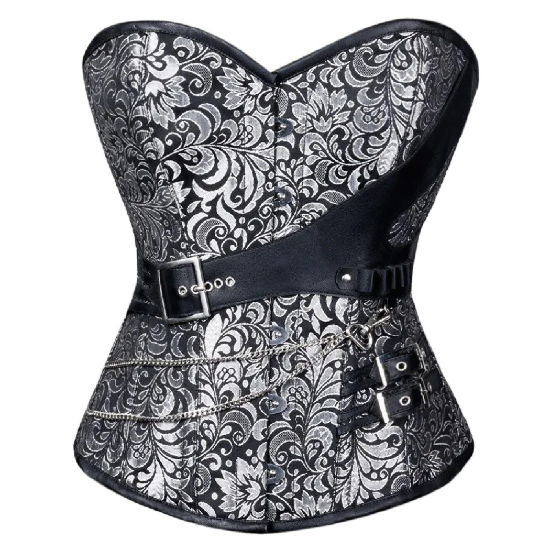 clubbing women bustiers and corsetsAdamaris Gothic Steel Boned Overbust Corset