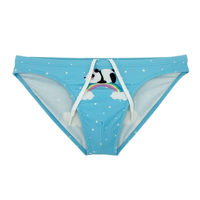 silk - lined women briefs for a touch of luxuryPanda Pride Swim Briefs