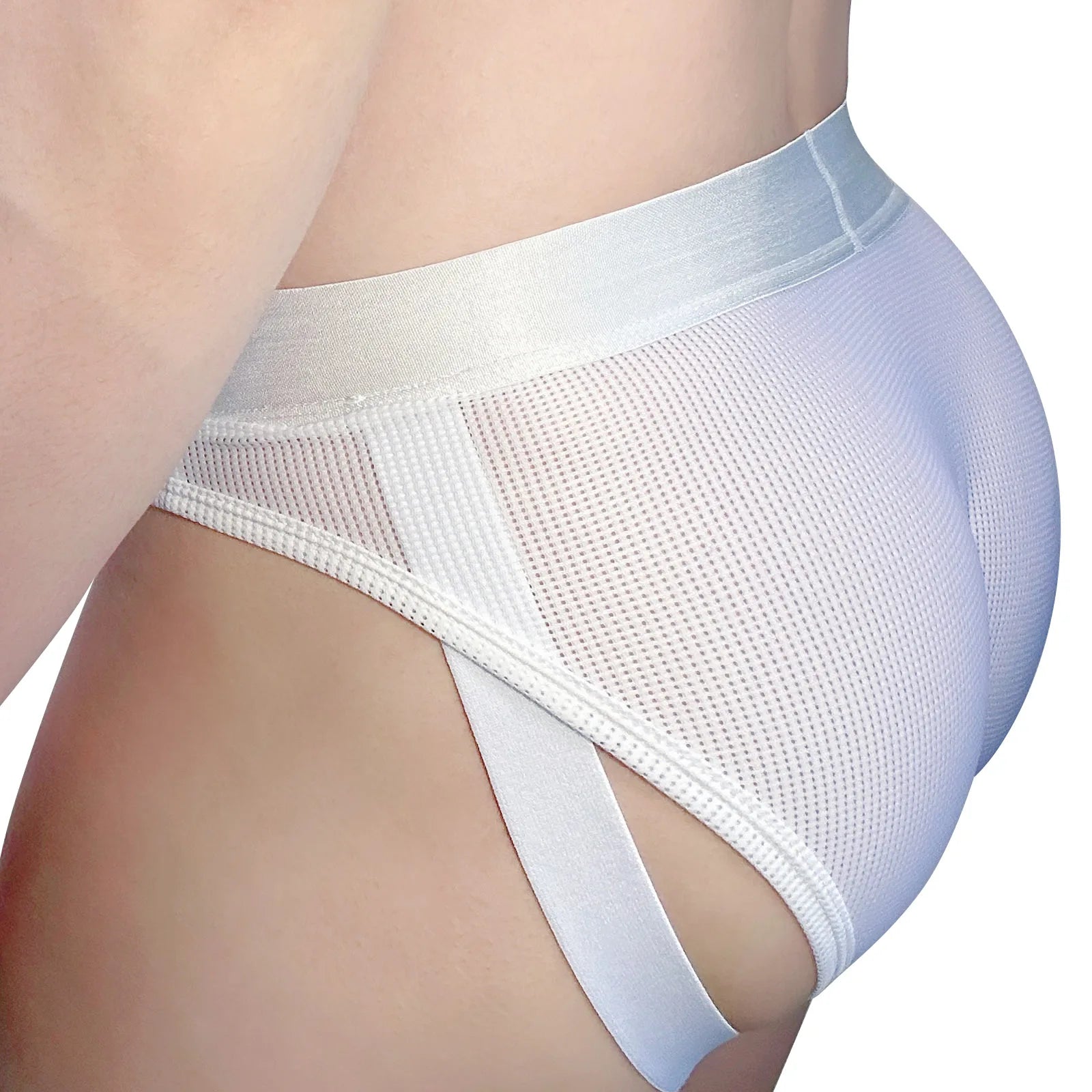 shape - wear women briefs for slimming the mid - sectionMesh Hybrid Jockstrap Briefs