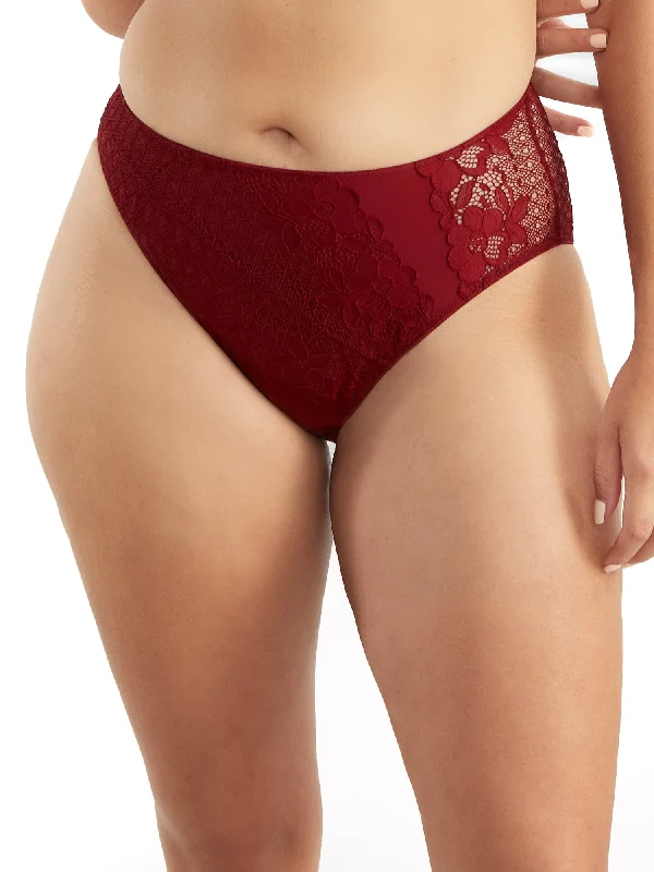 seamless wireless women briefs for a carefree fitBare Women's The Essential Lace Hi-Cut Brief