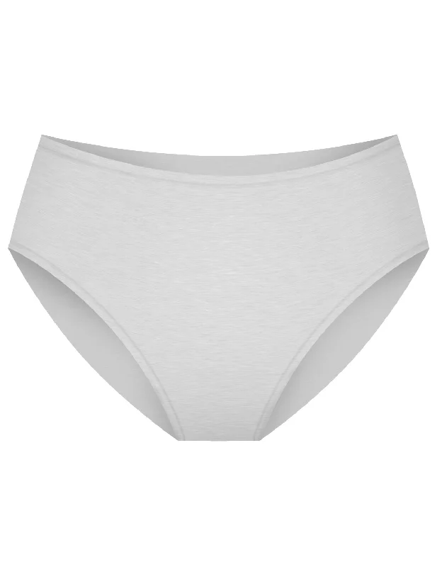 cotton women briefs for maximum absorbencyAiraModal™ Heather Grey High-Rise Brief