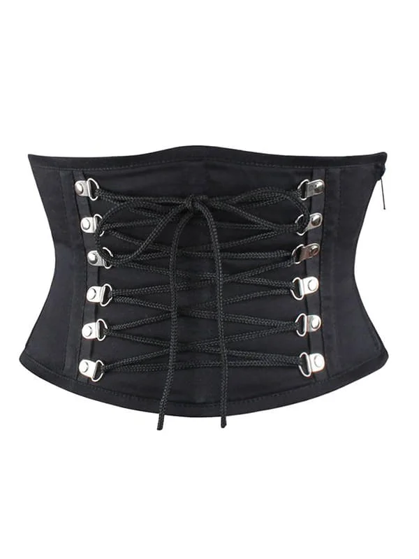 back lacing women bustiers and corsetsTalulla  silver Corset belt