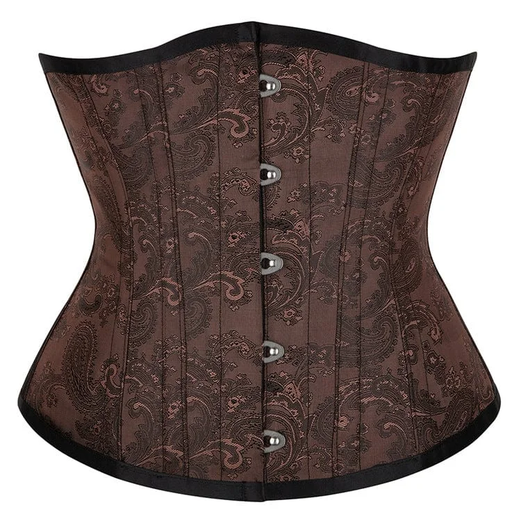 short women bustiers and corsetsWomen's Gothic Strappy Floral Printed Underbust Corset