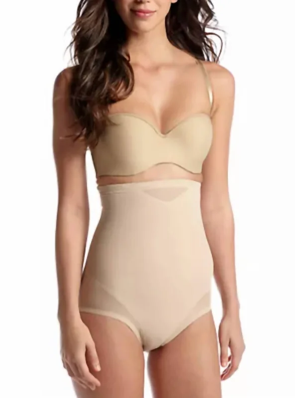 shape - wear women briefs for slimming the mid - sectionWonderful Edge Hi-Waist Brief In Beige