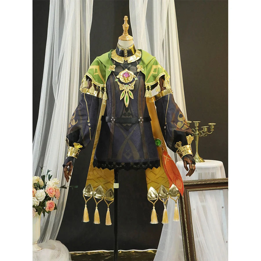 women angel cosplay costumes halo - style【READY TO SHIP】Genshin Impact Collei Cosplay Costume C02968  AA