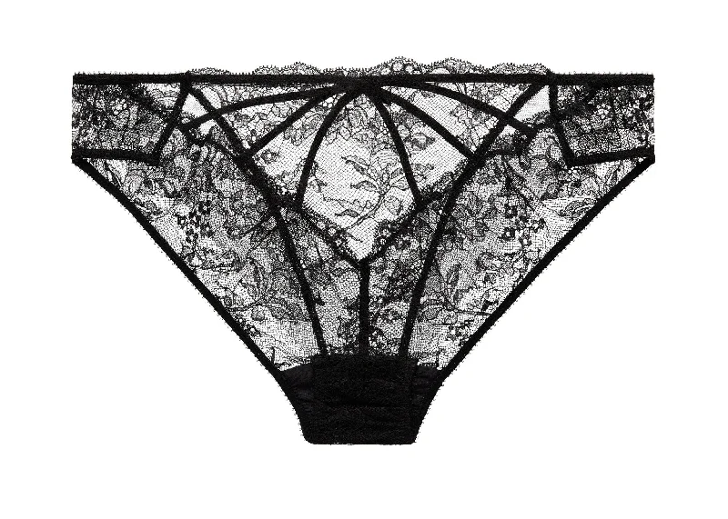 organic cotton women briefs for a sustainable choiceYva Black Backless Brief by Dita Von Teese