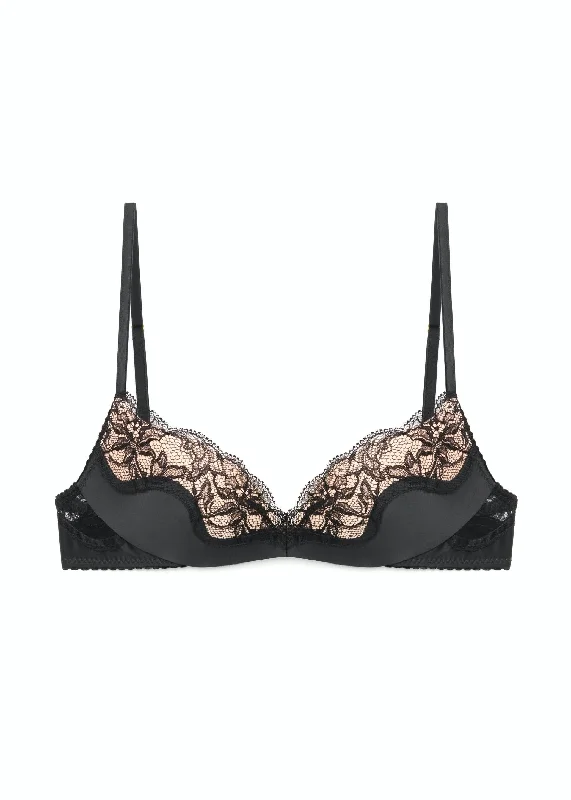 balconette lace bras for a feminine touchScarlett Wire-Free Push Up Bra