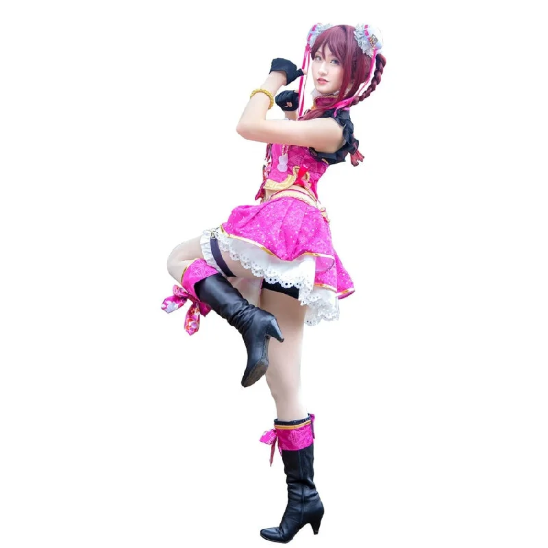 women sailor moon cosplay costumes accessoriesLoveLive!Sunshine!! Aqours Sakurauchi Riko Cosplay Costume Cheongsam Awakening Ver. mp005223