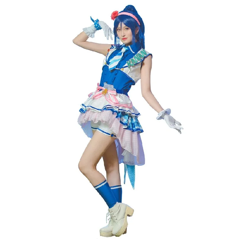 women cross - gender cosplay costumesLoveLive!Sunshine!! Aqours Kanan Matsuura Cosplay Costume mp005194