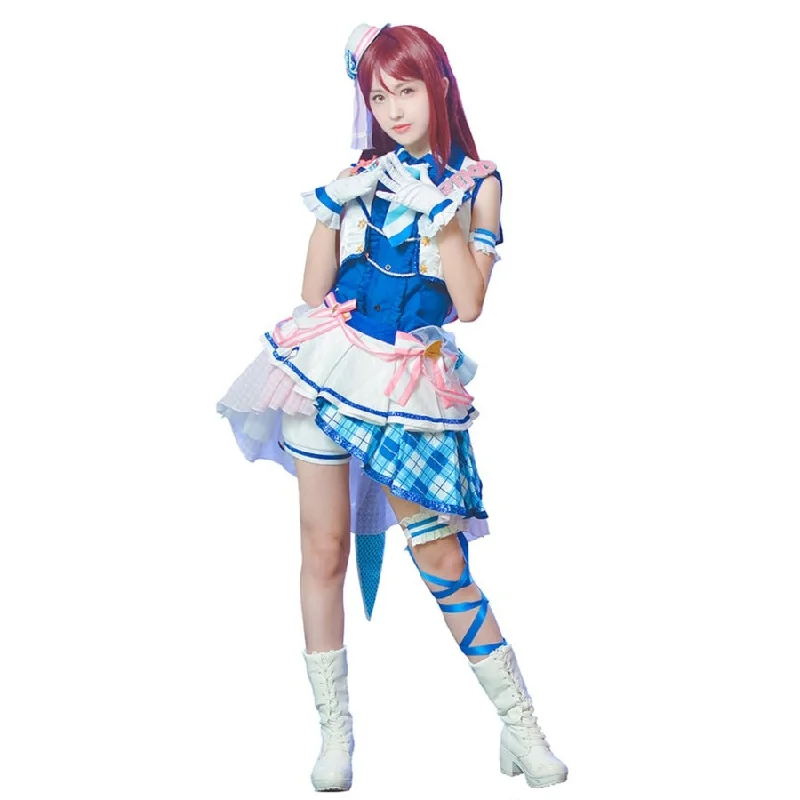 women warrior cosplay costumes fierceLoveLive!Sunshine!! Aqours Sakurauchi Riko Cosplay Costume mp005193