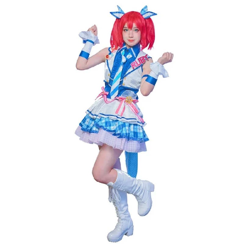 women fairy cosplay costumes sparklyLoveLive!Sunshine!! Aqours Ruby Kurosawa Cosplay Costume mp005200