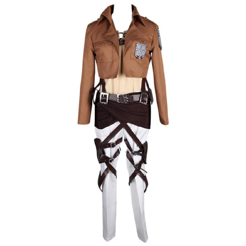 women one piece cosplay costumes crew - styleAttack on Titan Shingeki no Kyojin Eren Jaeger Cosplay Costume mp002422