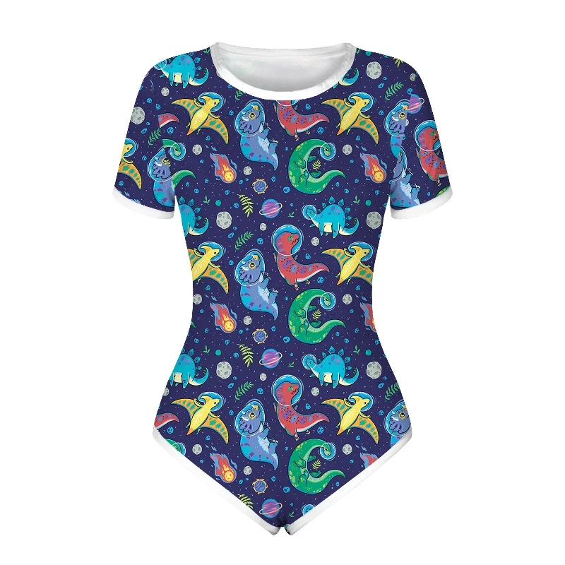 Sleeveless Bodysuits for a Cool and Casual Summer LookDeep Sea Dino Onesie