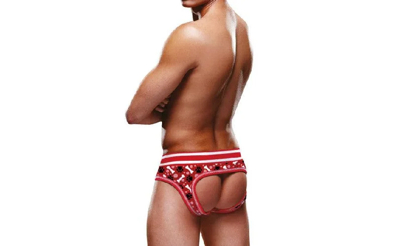 seamless silk - lined women briefs for a smooth and soft feelProwler Red Paw Open Back Brief