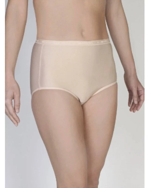 lace - trimmed women briefs with a feminine flairGive-N-Go Full Cut Brief In Nude