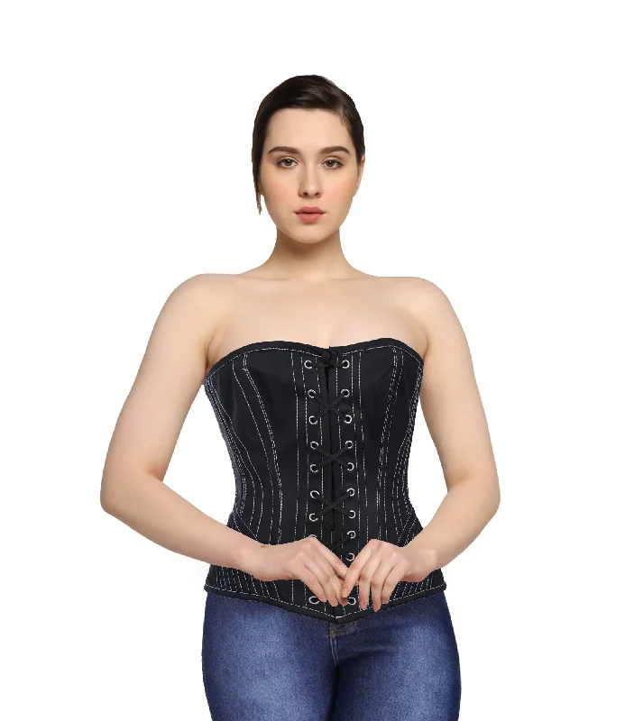 mesh women bustiers and corsetsDove & Midnight Overbust Corset