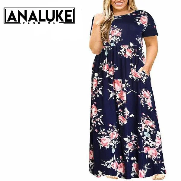 plus size women sexy dresses with empire waistsPlus Size Maxi Dress