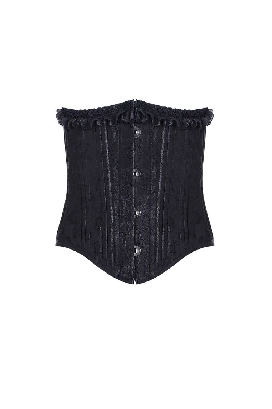 rhinestone embellished women bustiers and corsetsGothic four buttons corset CW023