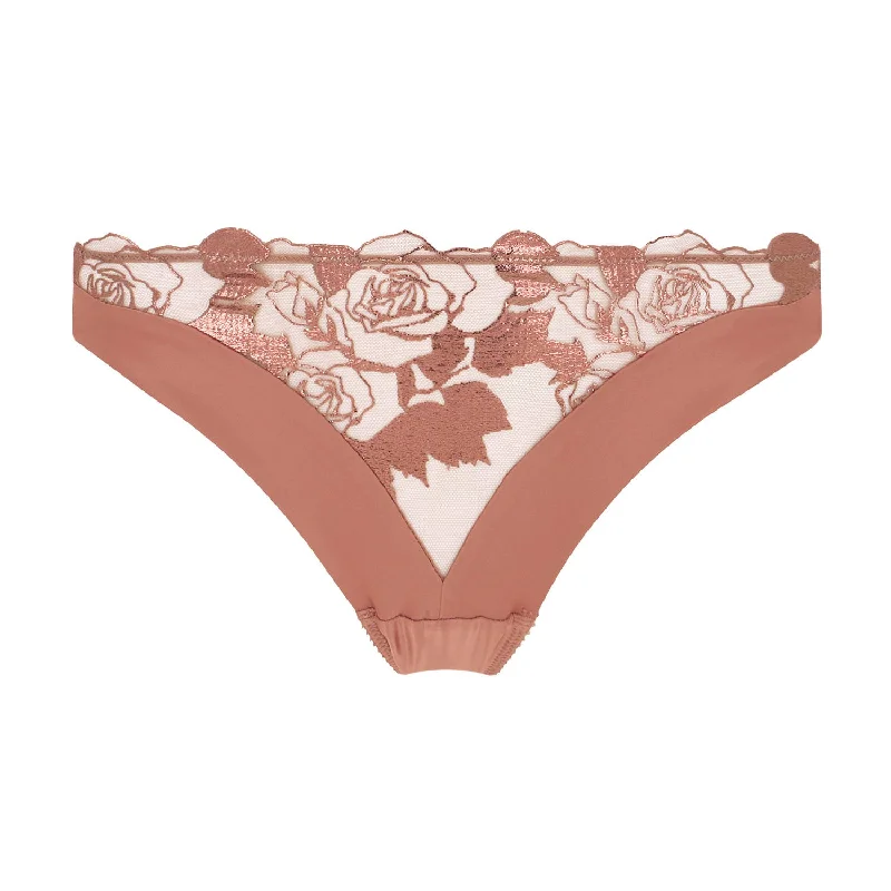 thong - style women briefs for a minimal - coverage optionRosabelle Copper Brief by Dita Von Teese