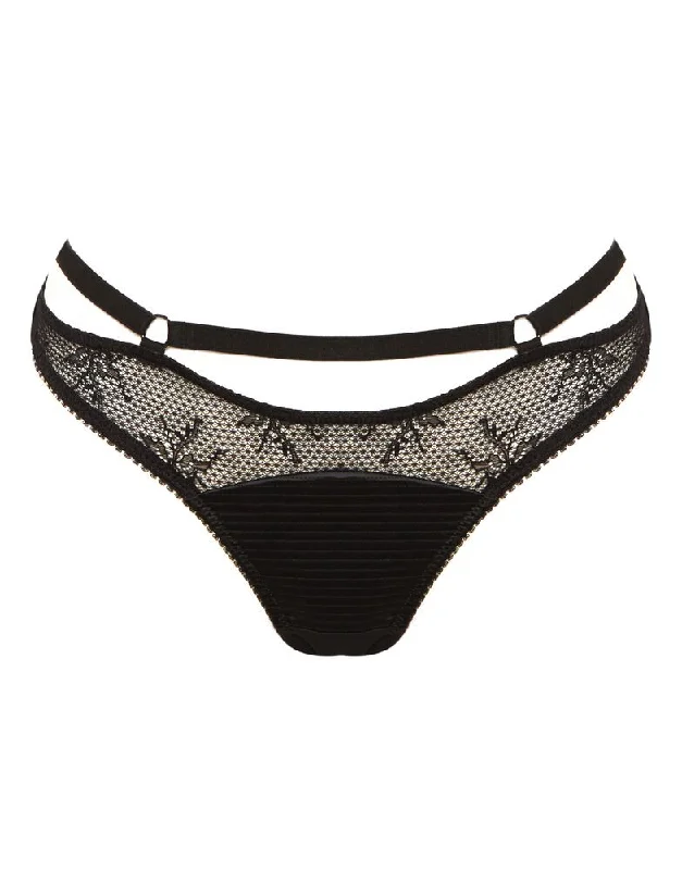 stretch - fabric women briefs for yoga and exerciseMadame X Black Brief by Dita Von Teese