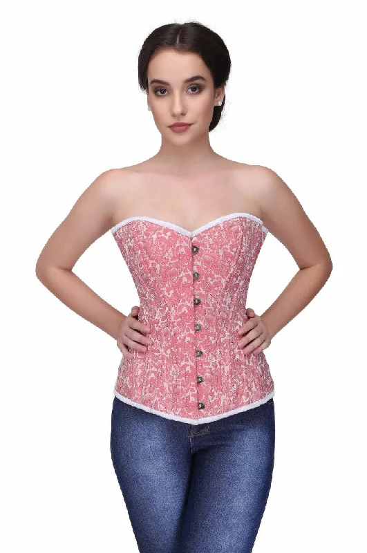 prom women bustiers and corsets dressesNessa Rose Pink Sweet Heart Overbust Corset