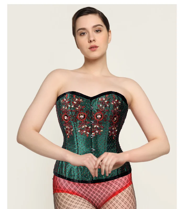 underbust corsets for women fashionTempesta  Sequined Overbust Corset