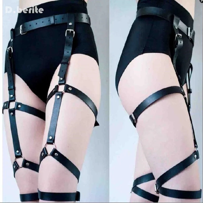 leather women garters edgeSexy Hot Erotic Harness Belts Bondage Lingerie Suspender Belt