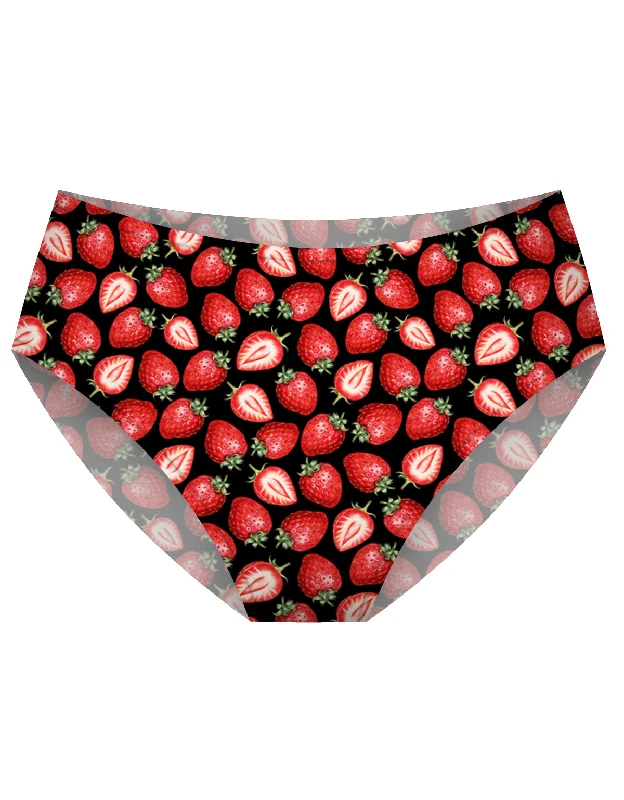 AiraModal™ Retro Strawberries High-Rise Brief