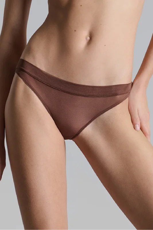 high - waisted women briefs for postpartum supportCorps à Corps Brief Brown