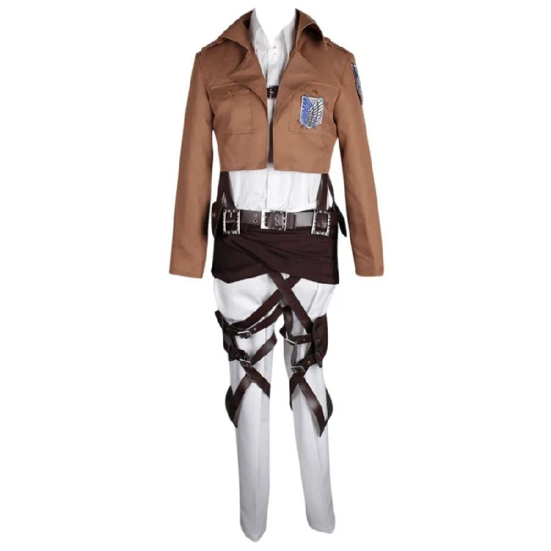 women dragon ball cosplay costumes power - lookAttack on Titan Shingeki no Kyojin Erwin Smith Recon Corps Cosplay Costume mp000897