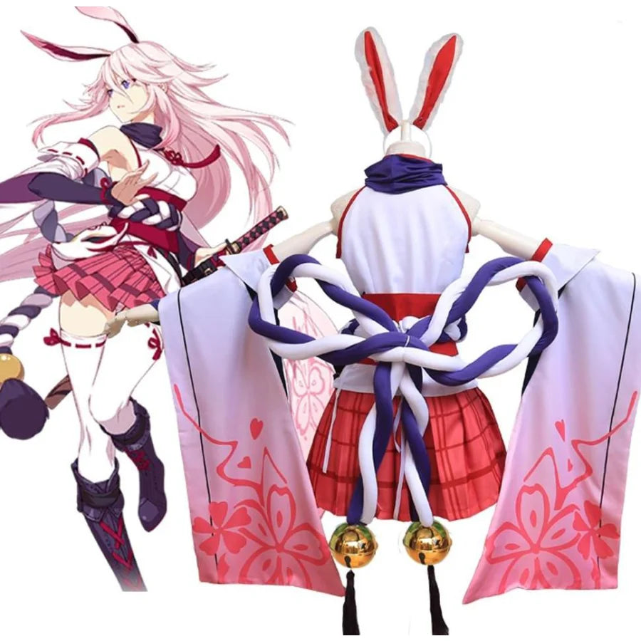 women historical cosplay costumes accurateAnime Honkai Impact 3 Yae Sakura Uniform Cosplay Costume Halloween