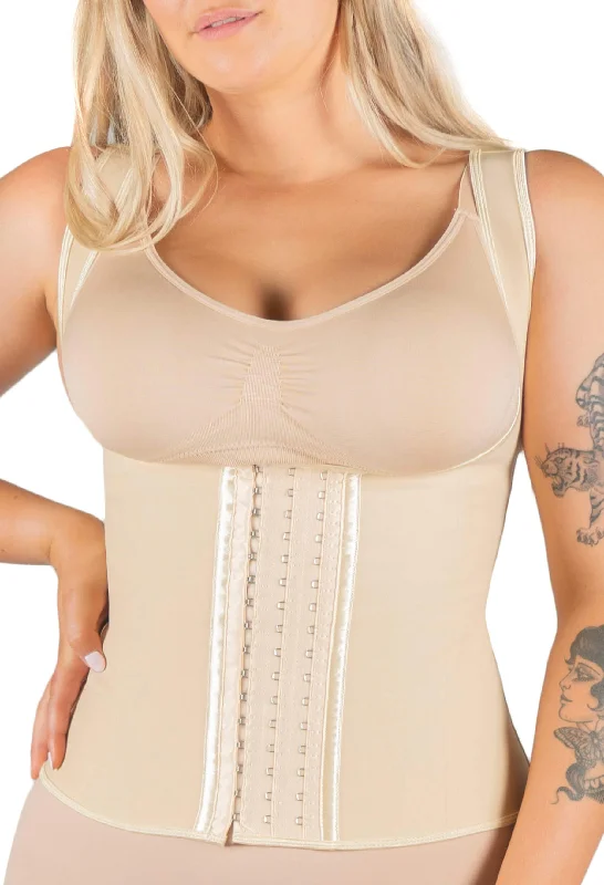 adjustable women bustiers and corsets fitOpen Bust Back Smoothing Corset With 9 Steel Bones