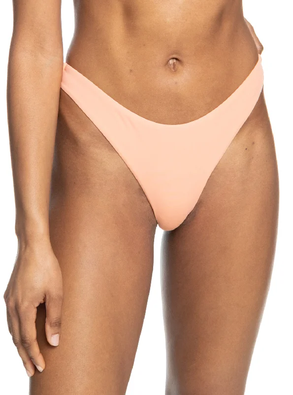 travel friendly women bikini briefs for easy packingBeach Classics Mini Bikini Bottoms - Papaya Punch