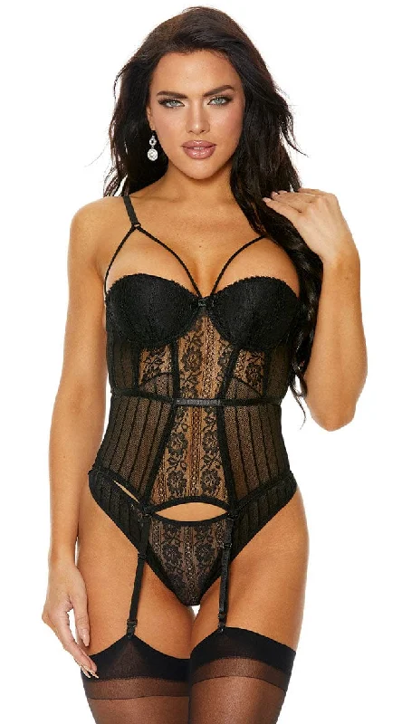 role play women lingerie for themed experiencesTempting Taboo Bustier Set