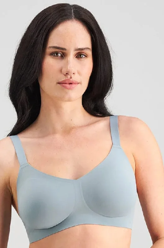 moisture wicking sleep bras for hot sleepersCOMfit Wire-free Bra (Slate)