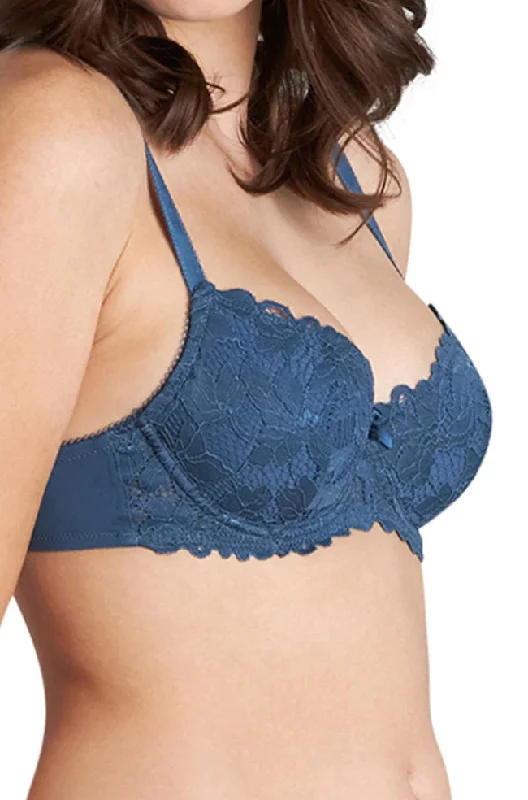 plunge push up bras for a bold lookAlice UW Tee Shirt Bra (Teal)