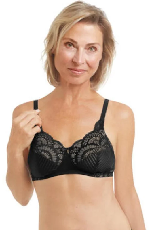 plunge push up bras for a bold lookKarolina Wirefree Bra (Black)