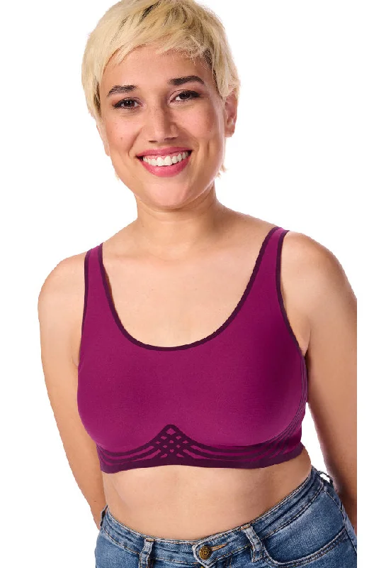 minimizer underwire bras for more controlClarissa Wirefree Bra (Magenta)