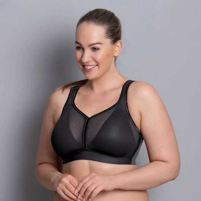 supportive underwire bras for large bustsAir Control Maximum Support Wireless Sports Bra